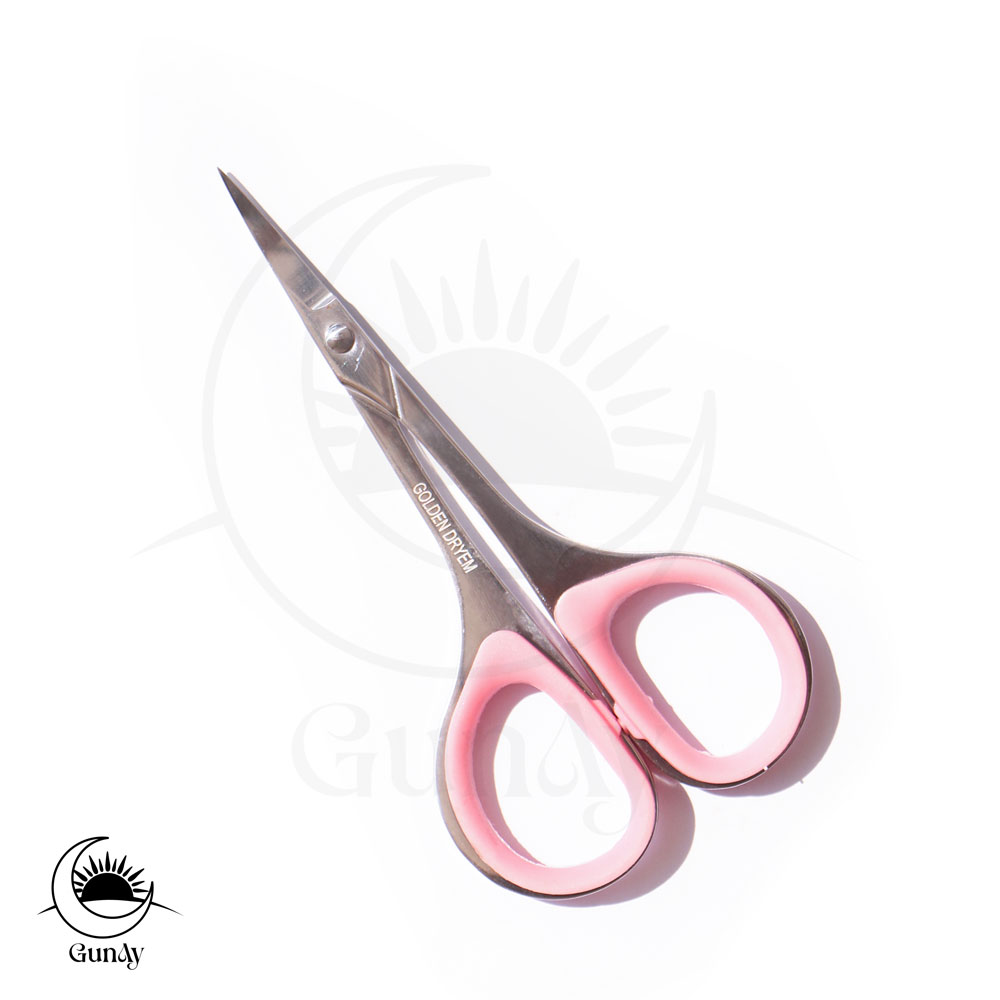 قیچی ابرو دسته سیلیکونی Golden Dryem